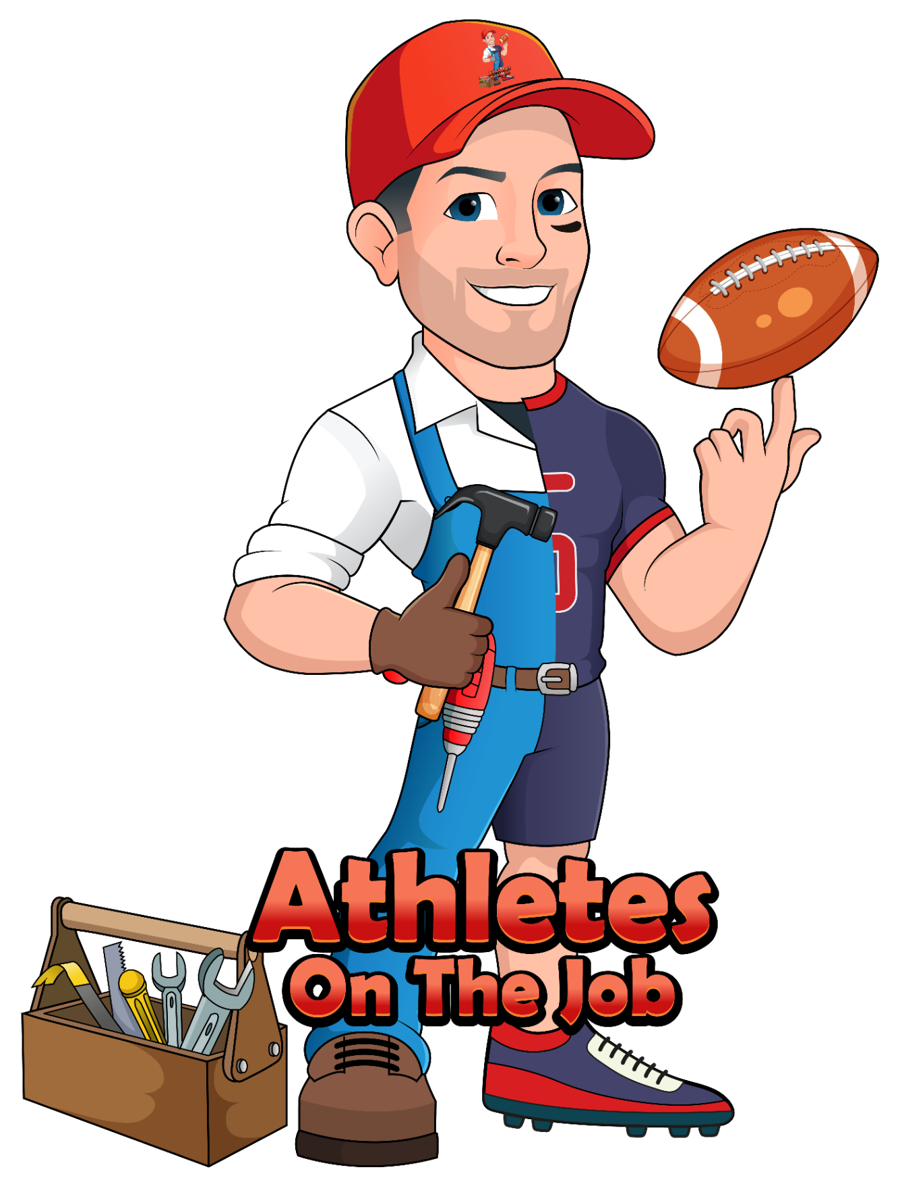 AthletesOnTheJob mascot logo